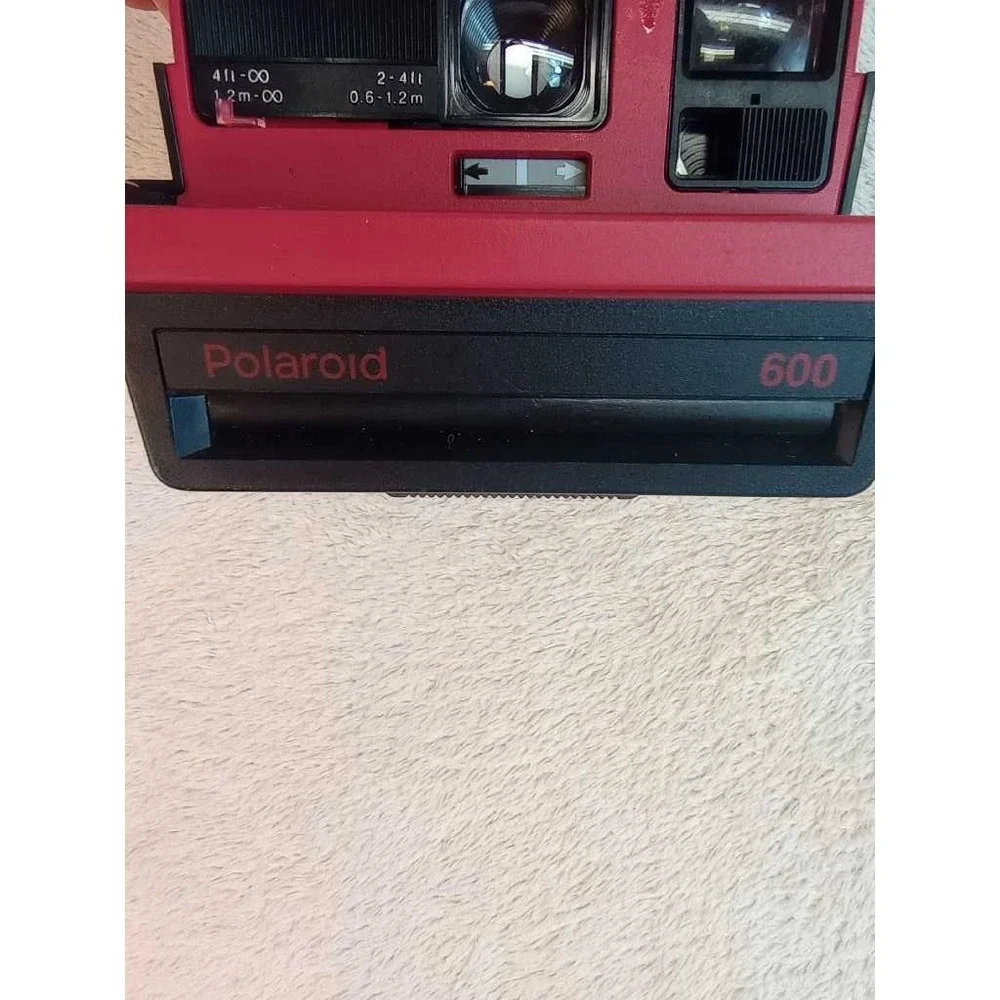 Polaroid 600 Cool Cam Instant Camera Red Retro Vintage Photography